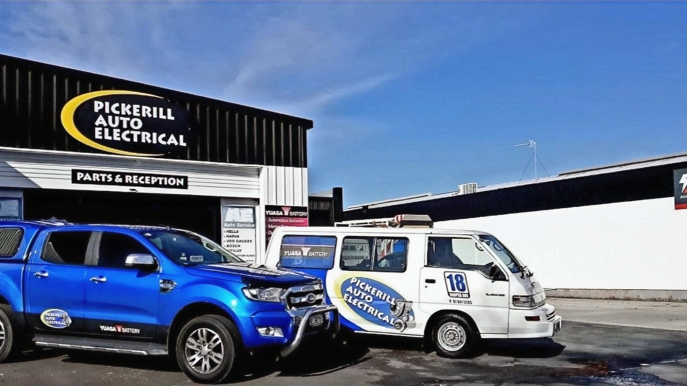 Pickerill Auto Electrical's Sloper Avenue workshop in Frankton