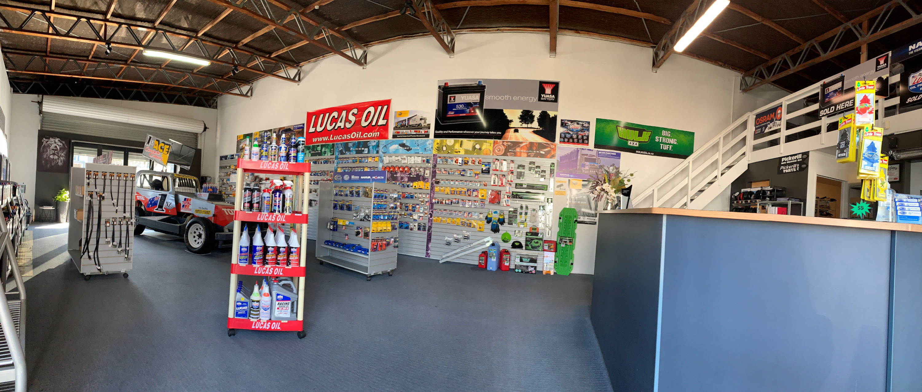 Actual Pickerill Auto Electrical showroom display
